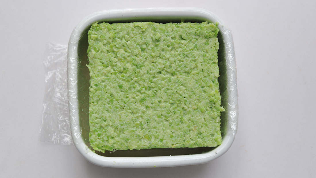 枝豆とモッツァレッラチーズのテリーヌ